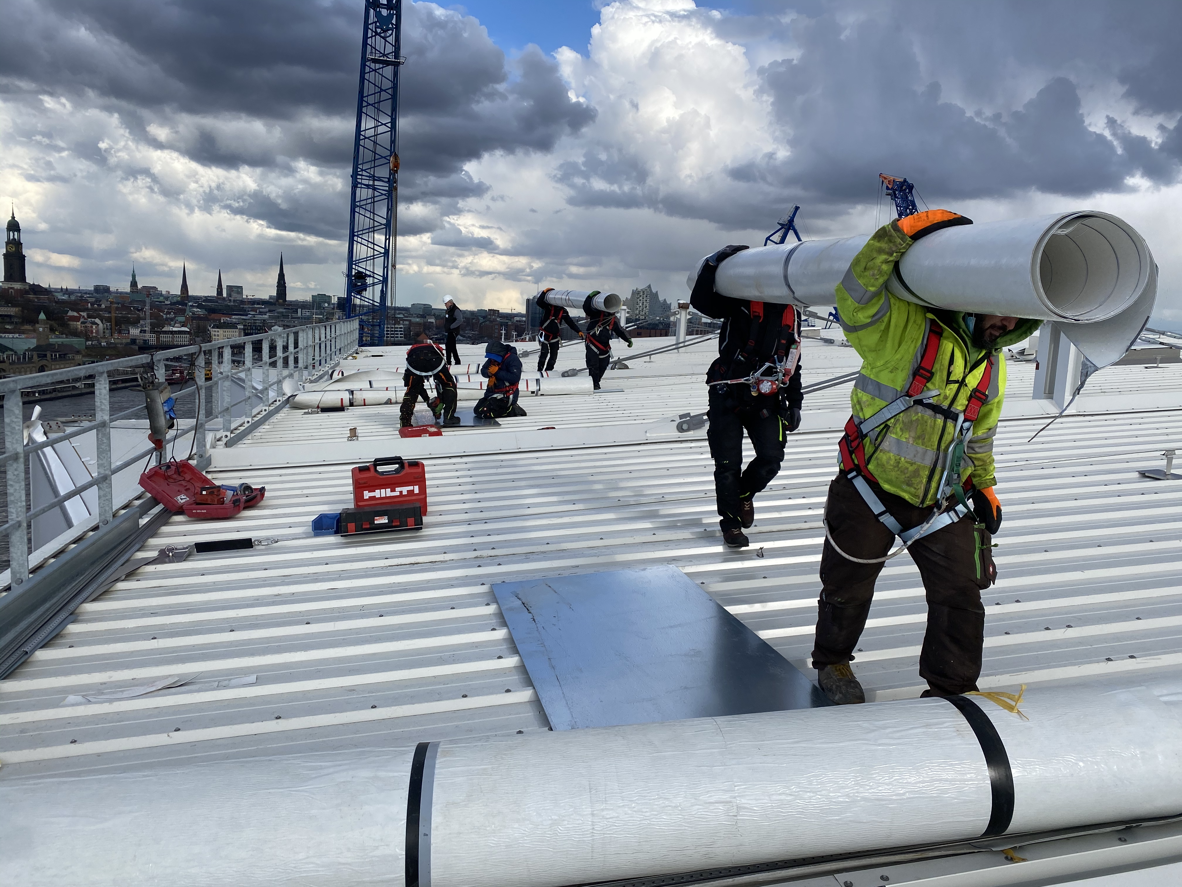 Solaranlage auf einem Hausdach